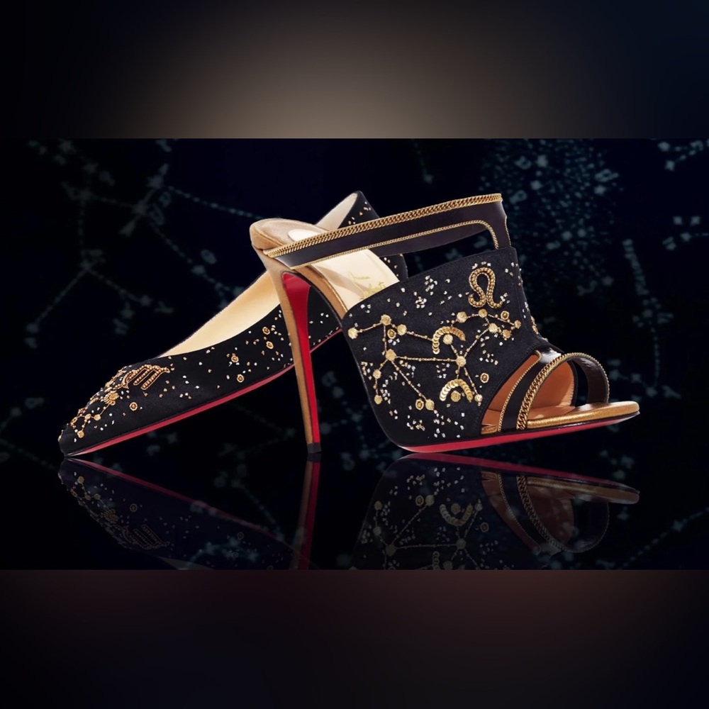 ISO CHRISTIAN LOUBOUTIN Zodiac Virgo Pumps Sandals Flats Loafers 38.5